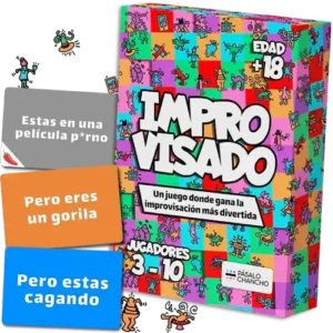 Promocional Caja Mala Improvisado con cartas